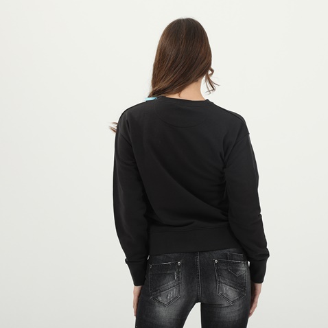 GANT-Γυναικεία φούτερ μπλούζα GANT 4200619 4200619 ORIGINAL C-NECK μαύρη