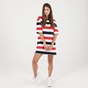 GANT-Γυναικείο mini φόρεμα GANT 4202331 BLOCKED STRIPE κόκκινο μπλε λευκό