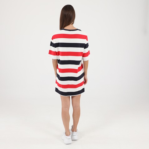 GANT-Γυναικείο mini φόρεμα GANT 4202331 BLOCKED STRIPE κόκκινο μπλε λευκό