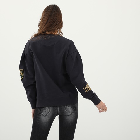 GANT-Γυναικείο φούτερ μπλούζα GANT 4202610 4202610 ROYAL CREST μπλε