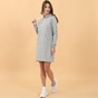 GANT-Γυναικείο mini φούτερ φόρεμα GANT 4204356 LOCK UP γκρι