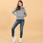 GANT-Γυναικεία φούτερ μπλούζα GANT 4204559 4204559 GANT RETRO SHIELD γκρι