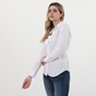 GANT-Γυναικείο πουκάμισο GANT 4350022 SOLID STRETCH BROADCLO λευκό