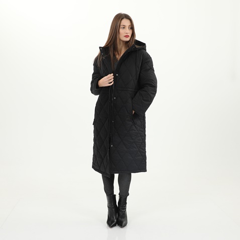 GANT-Γυναικείο μακρύ μπουφάν GANT 4751048 4751048 OVERSIZED QUILTED μαύρο
