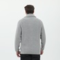 GANT-Ανδρική πλεκτή ζακέτα GANT TEXTURED WOOL BLEND γκρι