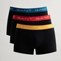 GANT-Ανδρικά εσώρουχα boxer σετ των 3 GANT 902133003 μαύρα
