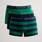 GANT-Ανδρικό σετ από 3 boxer GANT 902133013 902133013 RUGBY STRIPE TRUNK μπλε πράσινο