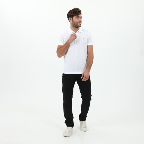 GANT-Ανδρικό jean παντελόνι GANT G1000238 TROUSER μαύρο