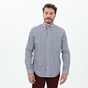GANT-Ανδρικό πουκάμισο GANT G3010070 SHIRT LS λευκό γκρι ριγέ