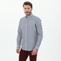 GANT-Ανδρικό πουκάμισο GANT G3010070 SHIRT LS λευκό γκρι ριγέ