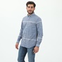GANT-Ανδρικό πουκάμισο GANT G3016420 G3016420 SHIRT LS καρό μπλε