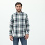 GANT-Ανδρικό πουκάμισο GANT G3029330 G3029330 SHIRT LS  λευκό μπλε καρό