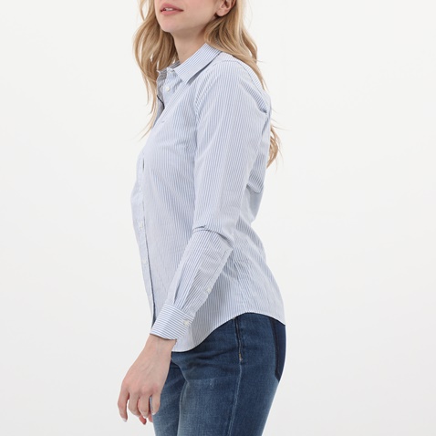 GANT-Γυναικείο πουκάμισο GANT G4320051 ριγέ μπλε λευκό