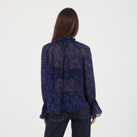 GANT-Γυναικείο πουκάμισο GANT G4320143 SHIRT LS μπλε floral