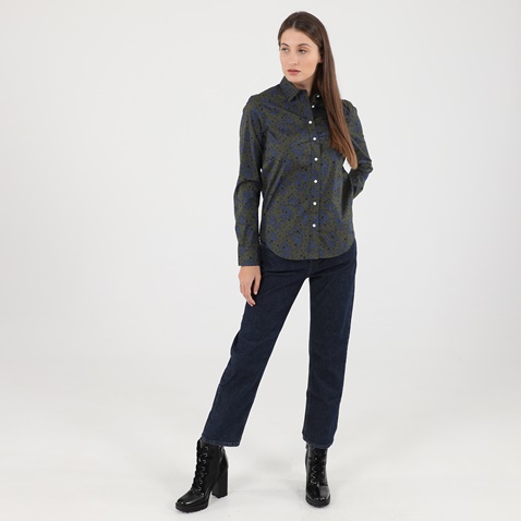 GANT-Γυναικείο πουκάμισο GANT G4322041 πράσινο μπλε floral