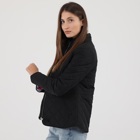 GANT-Γυναικείο καπιτονέ μπουφάν GANT G4700127 JACKET μαύρο
