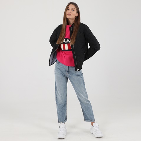GANT-Γυναικείο καπιτονέ μπουφάν GANT G4700127 JACKET μαύρο