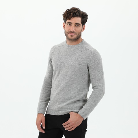 GANT-Ανδρικό πουλόβερ GANT G8000104 SWEATER γκρι