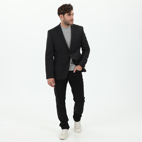GANT-Ανδρικό πουλόβερ GANT G8000104 SWEATER γκρι