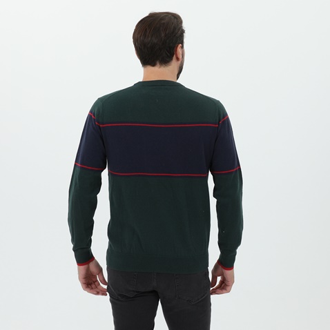 GANT-Ανδρικό πουλόβερ GANT G8000127 πράσινο μπλε