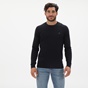GANT-Ανδρική λεπτή πλεκτή μπλούζα GANT 8050063 Cotton Cashmere μαύρη