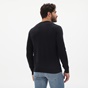 GANT-Ανδρική λεπτή πλεκτή μπλούζα GANT 8050063 Cotton Cashmere μαύρη