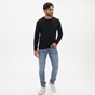 GANT-Ανδρική λεπτή πλεκτή μπλούζα GANT 8050063 Cotton Cashmere μαύρη
