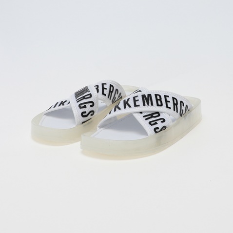DIRK BIKKEMBERGS-Γυναικεία slides DIRK BIKKEMBERGS λευκά