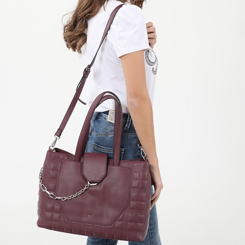 GAUDI-Γυναικεία τσάντα shopping GAUDI GBG.0W1.083.143 linea μπορντό