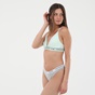 CK UNDERWEAR-Γυναικείο μπουστάκι CK UNDERWEAR 000QF6316E UNLINED TRIANGLE πράσινο