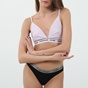 CK UNDERWEAR-Γυναικείο σουτιέν σε στιλ τριγωνάκι CK UNDERWEAR UNLINED λιλά