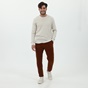 CALVIN KLEIN JEANS-Ανδρικό πουλόβερ CALVIN KLEIN JEANS K10K104920 μπεζ