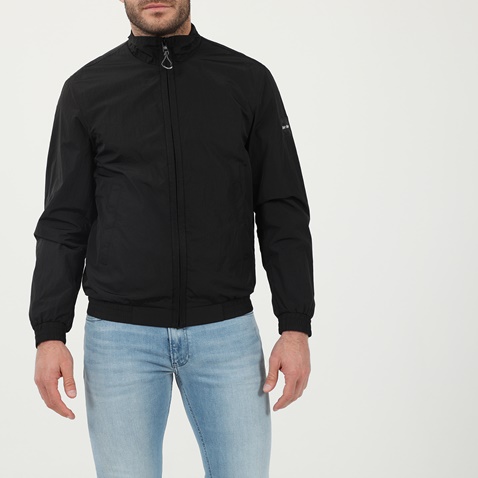 CALVIN KLEIN JEANS-Ανδρικό ελφρύ jacket CALVIN KLEIN JEANS K10K106846 CRINKLE NYLON EASY μαύρο