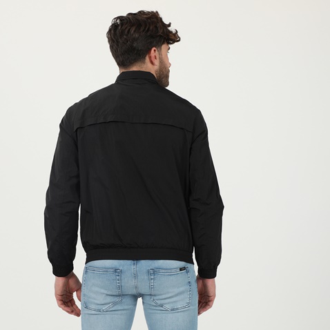 CALVIN KLEIN JEANS-Ανδρικό ελφρύ jacket CALVIN KLEIN JEANS K10K106846 CRINKLE NYLON EASY μαύρο