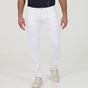 CALVIN KLEIN JEANS-Ανδρικό jean παντελόνι CALVIN KLEIN JEANS K10K107198 MODERN SLIM FLEX DE λευκό