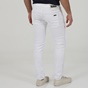 CALVIN KLEIN JEANS-Ανδρικό jean παντελόνι CALVIN KLEIN JEANS K10K107198 MODERN SLIM FLEX DE λευκό