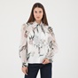 TED BAKER-Γυναικείο πουκάμισο TED BAKER 243713 FARAI Elderflower λευκό floral