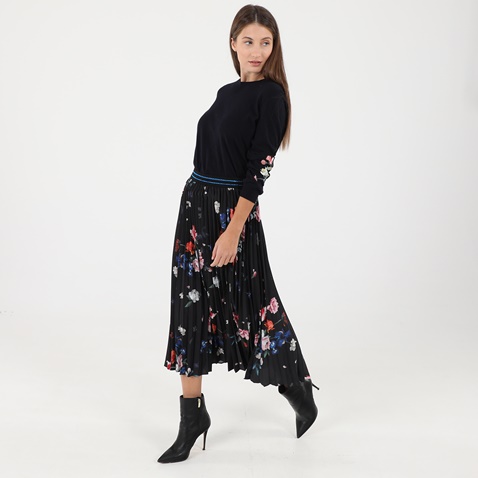 TED BAKER-Γυναικεία πλεκτή μπλούζα TED BAKER 245379 GABIEE μπλε