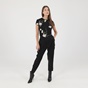 TED BAKER-Γυναικείο cropped παντελόνι TED BAKER 245856 ADELON μαύρο