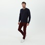 TED BAKER-Ανδρική πλεκτή μπλούζα TED BAKER 246576 μπλε κόκκινο πουά