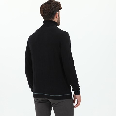 TED BAKER-Ανδρικό πλεκτό ζιβάγκο TED BAKER 246580 μαύρο
