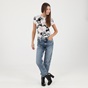 TED BAKER-Γυναικεία μπλούζα TED BAKER 247195 HILMAA CLOVE fitted μαύρη floral
