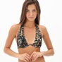 TED BAKER-Γυναικείο μαγιό μπικίνι top TED BAKER 243168 CURVED UNDERWIRE χακί