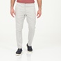 TED BAKER-Ανδρικό παντελόνι TED BAKER YUCCTRO 252021 LINEN BLEND γκρι καφέ