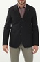 TED BAKER-Ανδρικό σακάκι blazer TED BAKER 252044 SEERSUCKER μαύρο