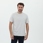 TED BAKER-Ανδρικό t-shirt TED BAKER 252446 SS PALM TREE GRAPHIC γκρι μελανζέ