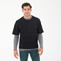 EDWARD JEANS-Ανδρική διπλή μπλούζα EDWARD JEANS ARIOL-F SWEATSHIRT μαύρη γκρι