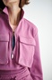SUGARFREE-Γυναικεία cropped φούτερ μπλούζα SUGARFREE 21832024 μοβ