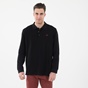 MARTIN & CO-Ανδρική polo μπλούζα MARTIN & CO 221-61-0001 μαύρη