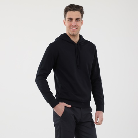 DIRTY LAUNDRY-Ανδρική φούτερ μπλούζα DIRTY LAUNDRY DLMH0721F SPECIAL FABRIC μαύρη μπλε